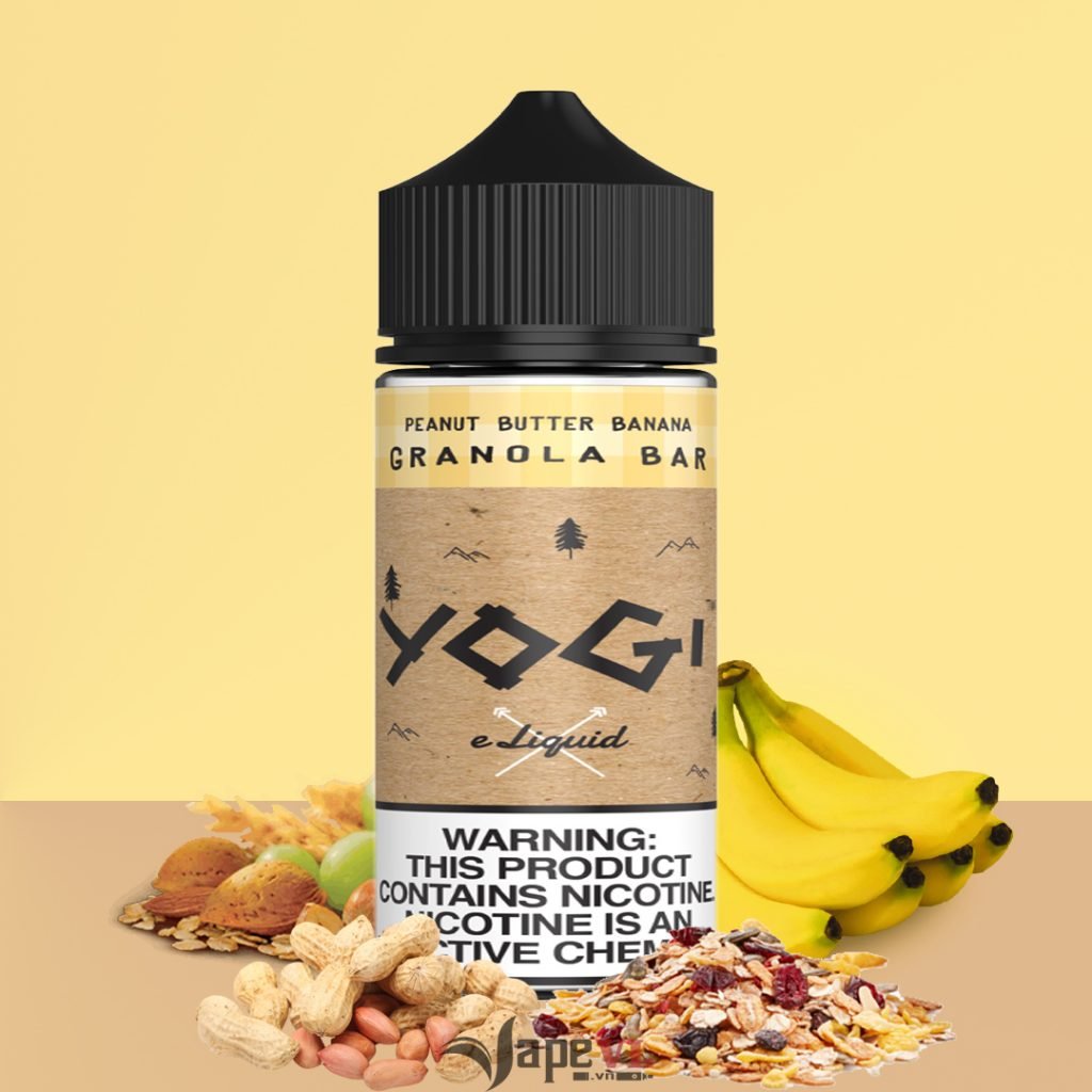 Yogi Granola Bar – Peanut Butter Banana 100ML: Hương Vị Độc Đáo Từ Bánh Granola Yogi Granola Bar