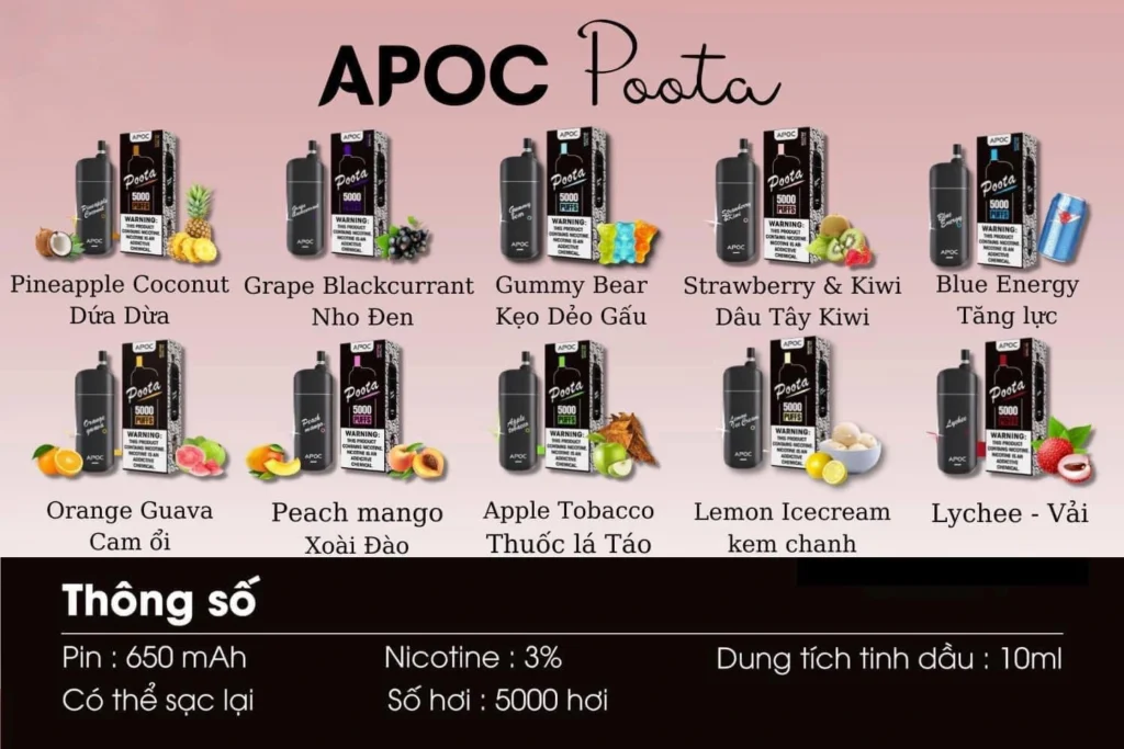 Apoc Poota - Sức Mạnh Vượt Trội Của Pod Kit Tại Luxvape pod apoc poota