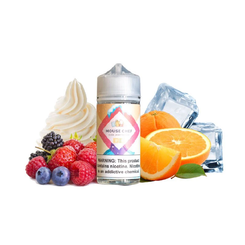Mouse Chef Iced Jerryberry 100ML - Trải nghiệm Hương vị Cam Kem Việt Quất Độc Đáo mouse chef