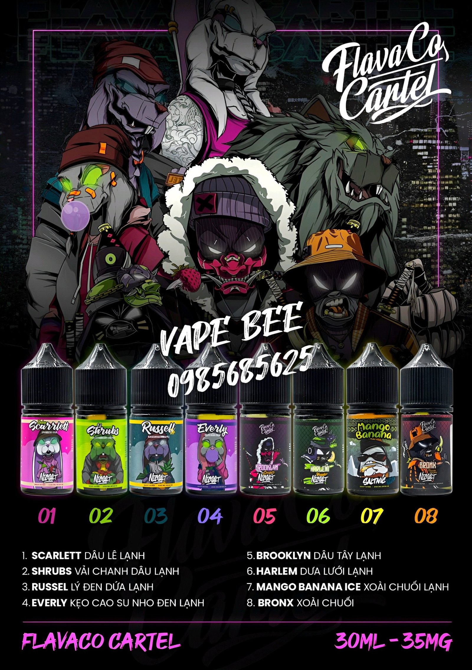 flavaco cartel bloody red