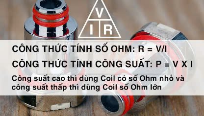công thức tính ohm vape