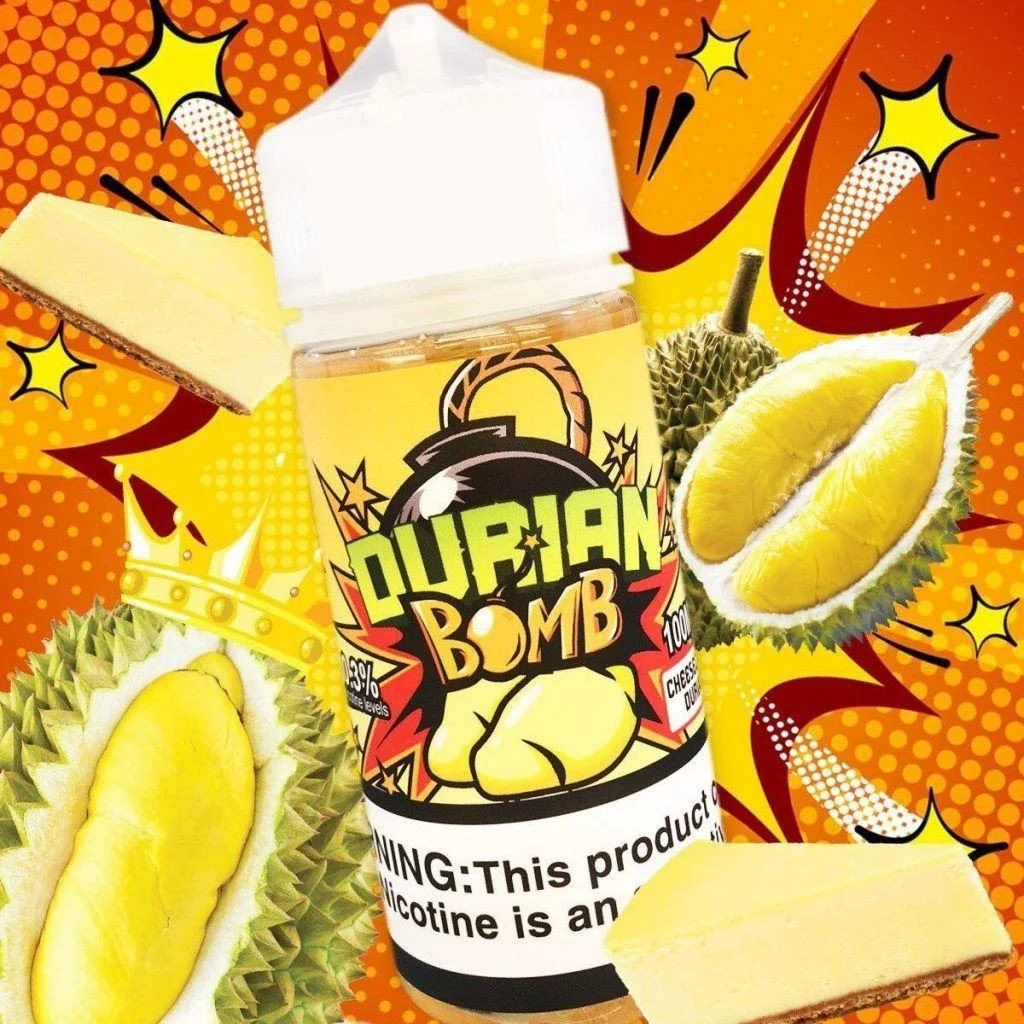Juice Durian Bomb – Tinh Dầu Vị Sầu Riêng Độc Đáo Cho Trải Nghiệm Vaping Mạnh Mẽ Juice Durian Bomb
