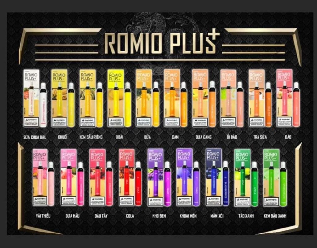 Romio Disposable - Pod Dùng Một Lần Tiện Lợi Với Hương Vị Độc Đáo Romio Disposable