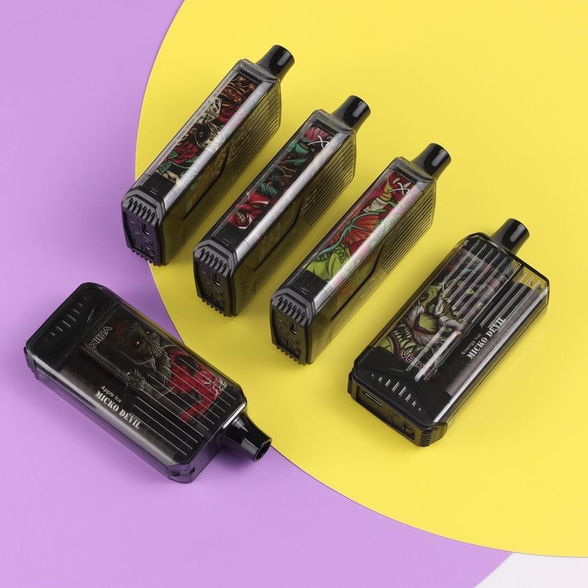 Veiik Micko Devil 6500 Puffs: Pod 1 Lần "Siêu Khủng" - 6500 Hơi, Sạc Lại, Hương Vị "Bùng Nổ" Veiik Micko Devil 6500 Puffs