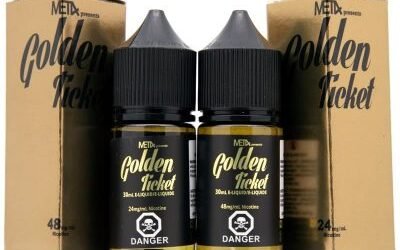 Salt Golden Ticket 30ML – Tinh Dầu Vape Mỹ Hương Vị Socola Sữa Tuyệt Hảo