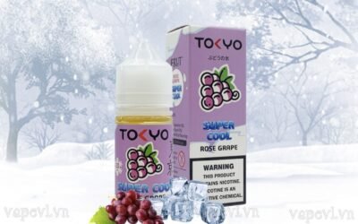 Salt Tokyo Super Cool – Rose Grape Ice 30ML: Trải Nghiệm Hương Vị Tinh Tế