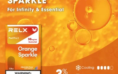 Đầu Pod RELX Zero Classic Sunny Sparkle: “Bùng Nổ” Vị Soda Cam Lạnh – Giải Nhiệt Mùa Hè
