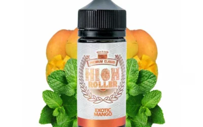 High Roller Exotic Mango 100ml: Tinh Dầu Vape Vị Xoài “Chín Mọng” – “Thơm Nức Nóng”