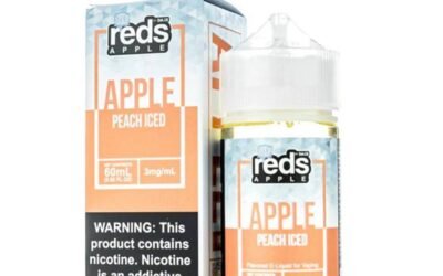 Tinh Dầu Vape Vị Táo Đào – 7Daze Apple Peach Saltnic:”Thật Như Cắn” – Trải Nghiệm Vaping Êm Ái