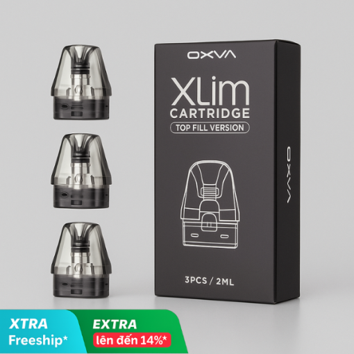 đầu xlim chính hãng và cấu trúc đầu pod phổ biến