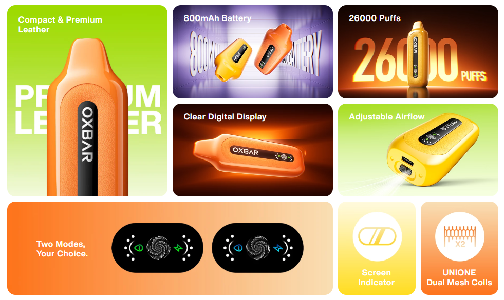 màn hình led pod 1 lần oxbar goslim