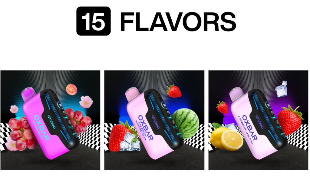 gturbo 15 flavors hương vị