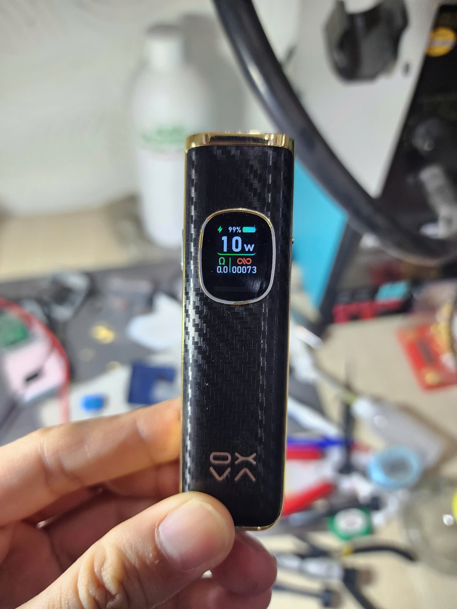 máy xlim báo 0.0 ohm trên màn hình